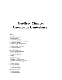 Chauce Geoffrey — Cuentos de Canterbury