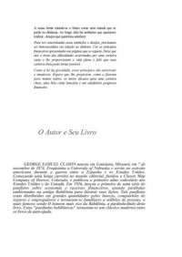 Clason, George Samuel — O homem mais rico da babilonia