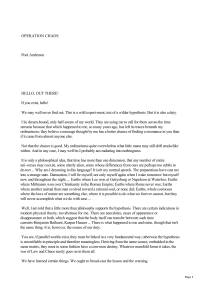Anderson Poul — Operation Chaos