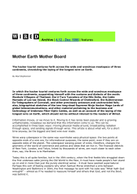Stephenson Neal — Mother Earth Mother Board