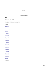 Forstchen, William R — Rally Cry