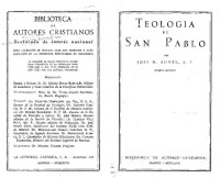 Bover Jose — Teologia De San Pablo