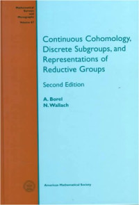 A. Borel — Continuous cohomology, discrete subgroups, and representations of reductive groups