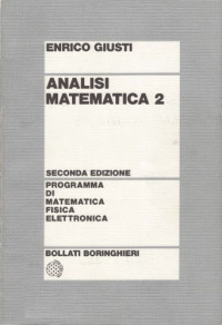 Enrico Giusti — Analisi matematica 2