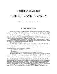 Norman Mailer — The Prisoner of Sex