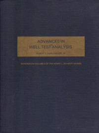 R. C., Jr. Earlougher — Advances in Well Test Analysis