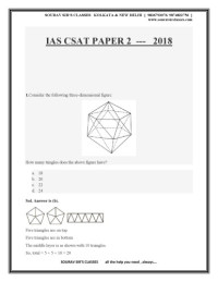 Sourav Sir’s Classes — IAS CSAT Paper 2 2018 Complete Solutions