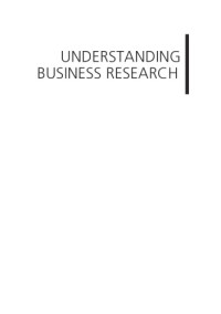 Bart L. Weathington, Christopher J. L. Cunningham, David J. Pittenger — Understanding Business Research