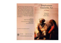 Nikhil De, Jean Dreze — Employment Guarantee Act - India