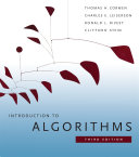Thomas H. Cormen; Charles E. Leiserson; Ronald L. Rivest; Clifford Stein — Introduction to Algorithms, third edition
