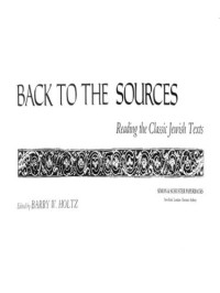Holtz, Barry W — Back To The Sources
