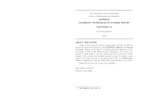 Thomas Britz — Math3521: Algebraic techniques in Number Theory: Chapters 5–8