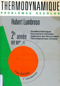 Hubert Lumbroso — Thermodynamique