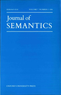 Oxford University Press — Journal of Semantics, Volume 7, Issue 2, 1990 7 2