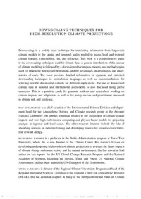 Rao Kotamarthi, Katharine Hayhoe, Linda O. Mearns, Donald Wuebbles, Jennifer Jacobs, Jennifer Jurado (eds.) — Downscaling Techniques for High-Resolution Climate Projections. From Global Change to Local Impacts