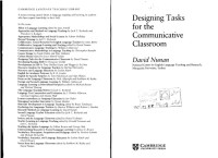 David Nunan — Designing Tasks for the Communicative Classroom