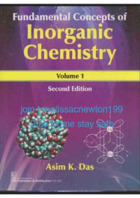 Asim Kumar Das — Fundamentals of Inorganic Chemistry