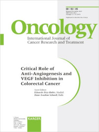 Eduardo Diaz-Rubio, Hans-Joachim Schmoll Halle — Critical Role of Anti-angiogenesis And Vegf Inhibition in Colorectal Cancer (Supplement Issue - Oncology 2005)