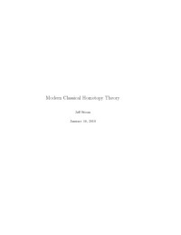 Jeff Strom — Modern Homotopy Theories