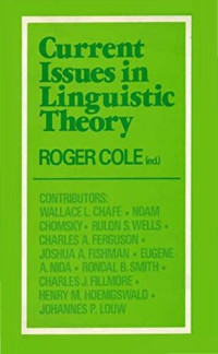 Roger Cole — Current Issues in Linguistic Theory