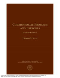 László Lovász — Combinatorial Problems and Exercises