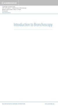 Armin Ernst , Felix J. F. Herth — Introduction to Bronchoscopy