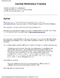 Harrison D.M. — Inertial Reference Frames