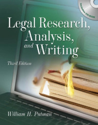 Putman, William H — Legal research, analysis, and writing