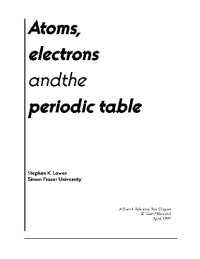 Lower S. K. — Atoms, Electrons and the Periodic Table (1997)(en)(36s)