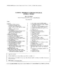 Kastrup H.A. — Canonical theories of Lagrangian dynamical systems in physics