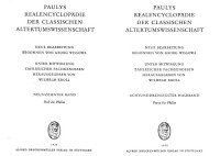 August Fr. Pauly, Georg Wissowa, Wilhelm Kroll — Paulys Realencyclopädie der classischen Altertumswissenschaft: neue Bearbeitung, Bd.19 2 : Petros - Philon: Bd XIX, Hbd XIX,2