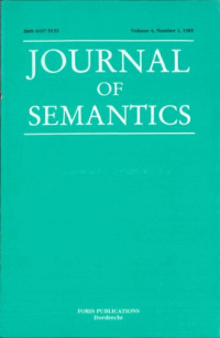 Oxford University Press — Journal of Semantics, Volume 4, Issue 1,1985 4 1