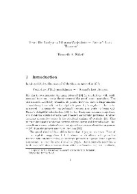 Ribet K.A. — From the Taniyama-Shimura Conjecture to Fermat’s Last Theorem