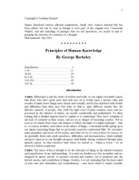 Berkeley George — Principles of Human Knowledge
