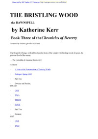 Katharine Kerr — The Bristling Wood
