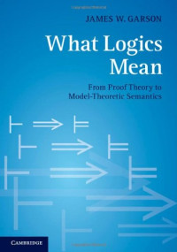 James W. Garson — What Logics Mean: From Proof Theory to Model-Theoretic Semantics
