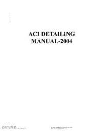 Ronald D. Flach — aci detaling manual