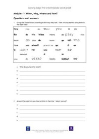  — Cutting Edge Pre-intermediate (extra resources with key)