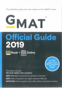 GMAC (Graduate Management Admission Council) — GMAT Official Guide 2019