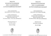 August Fr. Pauly, Georg Wissowa, Wilhelm Kroll — Paulys Realencyclopädie der classischen Altertumswissenschaft: neue Bearbeitung, Bd.3A 2 : Sparta - Stluppi: BD III A, Hbd III A,2