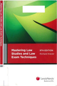 Richard Krever — Mastering Law Studies and Law Exam Techniques