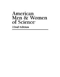 Katle P.M., Nemeh K.H., Schusterbauer N. (eds.) — American Men & Women of Science