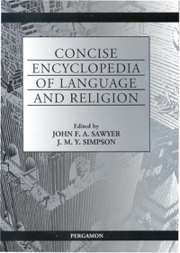 J.F.A. Sawyer, J.M.Y. Simpson (Editors) — Concise Encyclopedia of Language and Religion