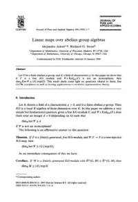  — Journal of Pure and Applied Algebra №104 (1995)