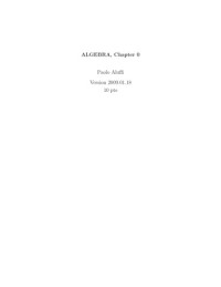 Aluffi P. — Algebra, Chapter 0, Version 2009.01.18