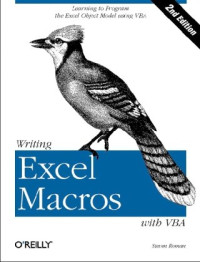 Steven Roman — Writing Excel Macros with VBA