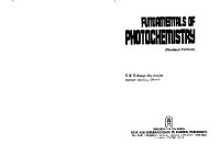 K. K Rohatgi-Mukherjee — Fundamentals Of PhotoChemistry
