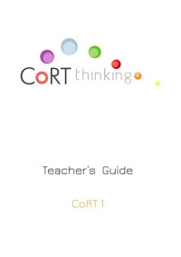 Edward de Bono — CoRT Thinking Teachers Guide