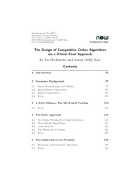 Niv Buchbinder, Joseph (Seffi) Naor — The Design of Competitive Online Algorithms via a Primal-Dual Approach