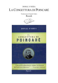 Donal O'Shea — La Congettura Di Poincare